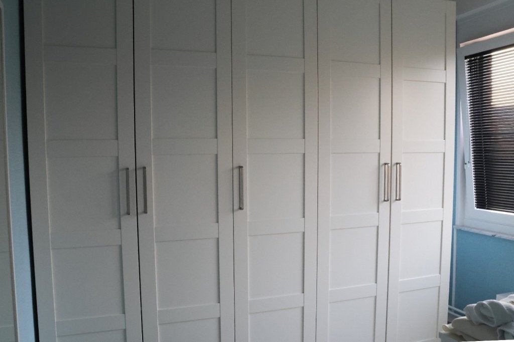 GERESERVEERD Grote Pax kast, Huis en Inrichting, Kasten | Kleerkasten, Ophalen, Gebruikt, 200 cm of meer, Met lade(s)
