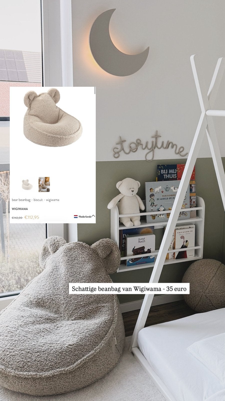 Beanbag van Wigiwama, Enlèvement, Comme neuf