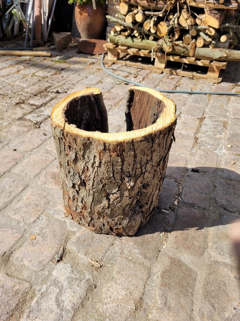 Holle boomstam voliere, Ophalen, Nieuw, Hout, Volière