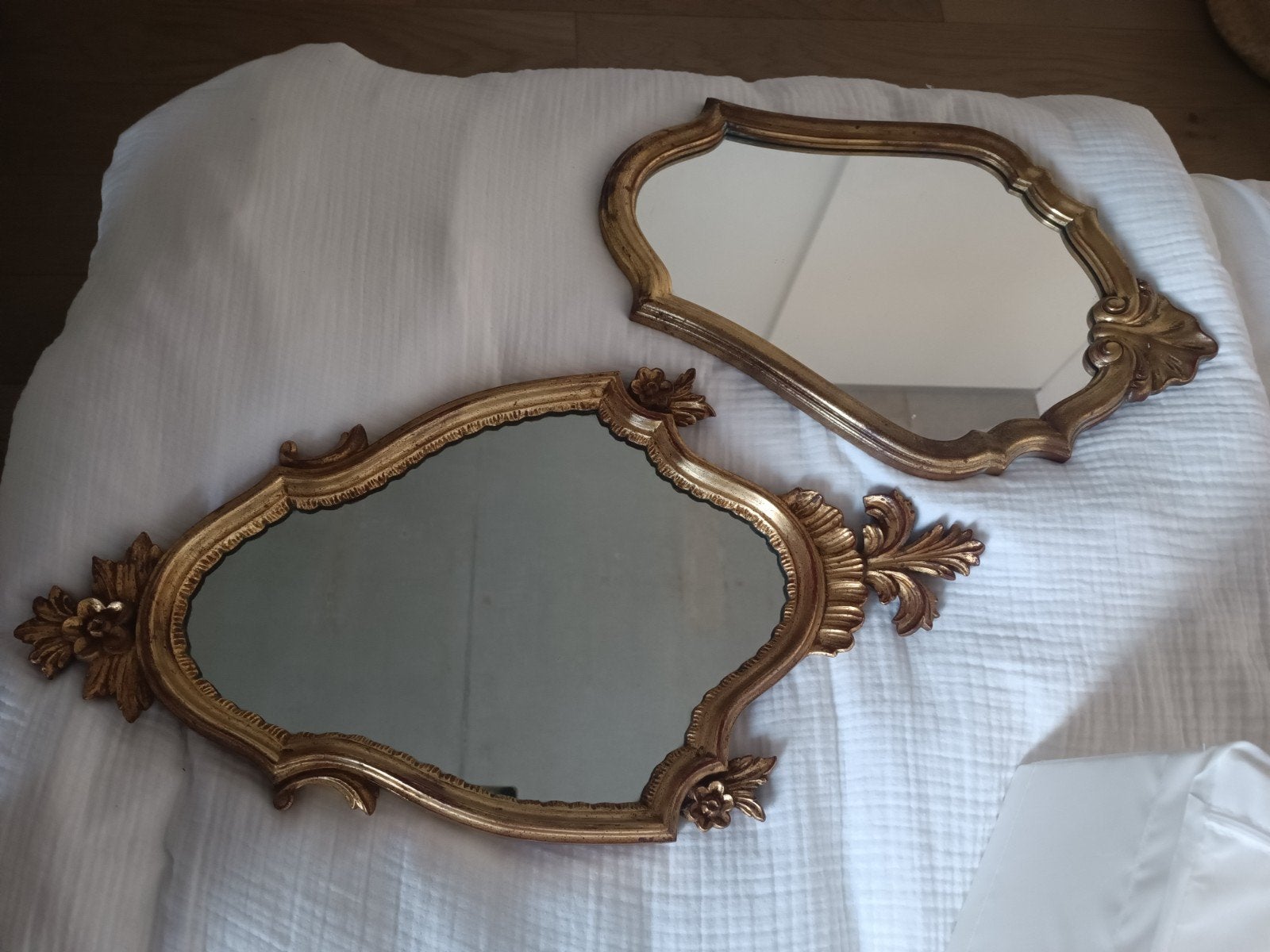 2 spiegeltjes, Ophalen