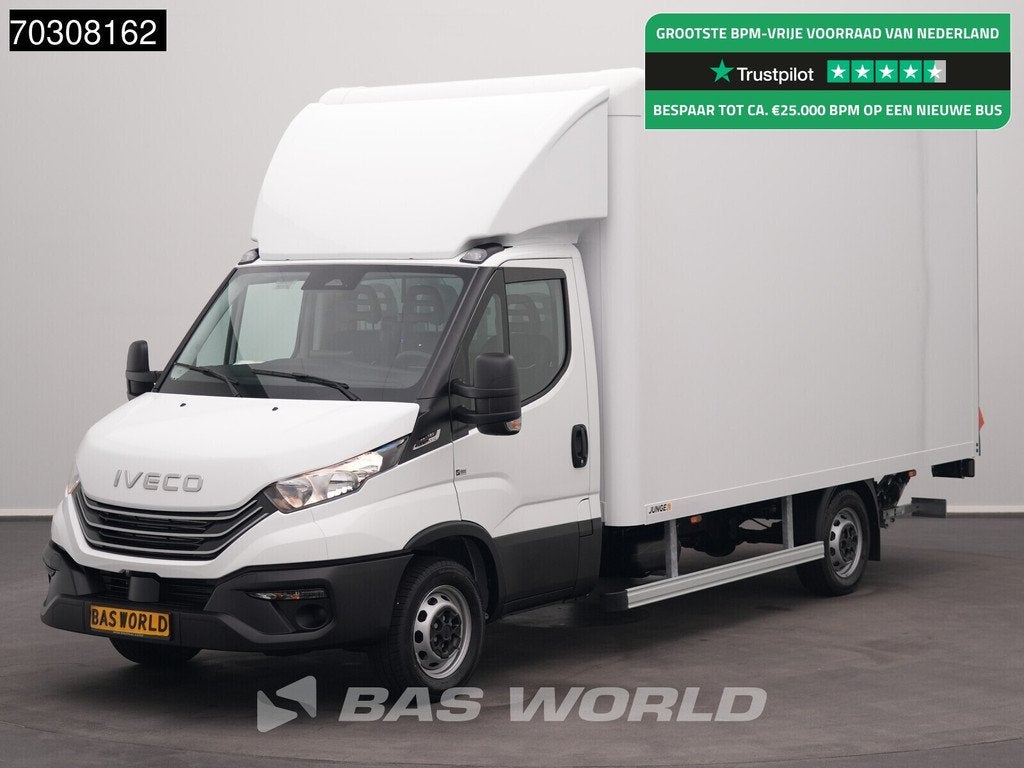 Iveco Daily 35S18 3.0L Automaat Laadklep 180PK Bakwagen ACC, Auto's, Bestelwagens en Lichte vracht, Automaat, Stof, Euro 6, 4 cilinders