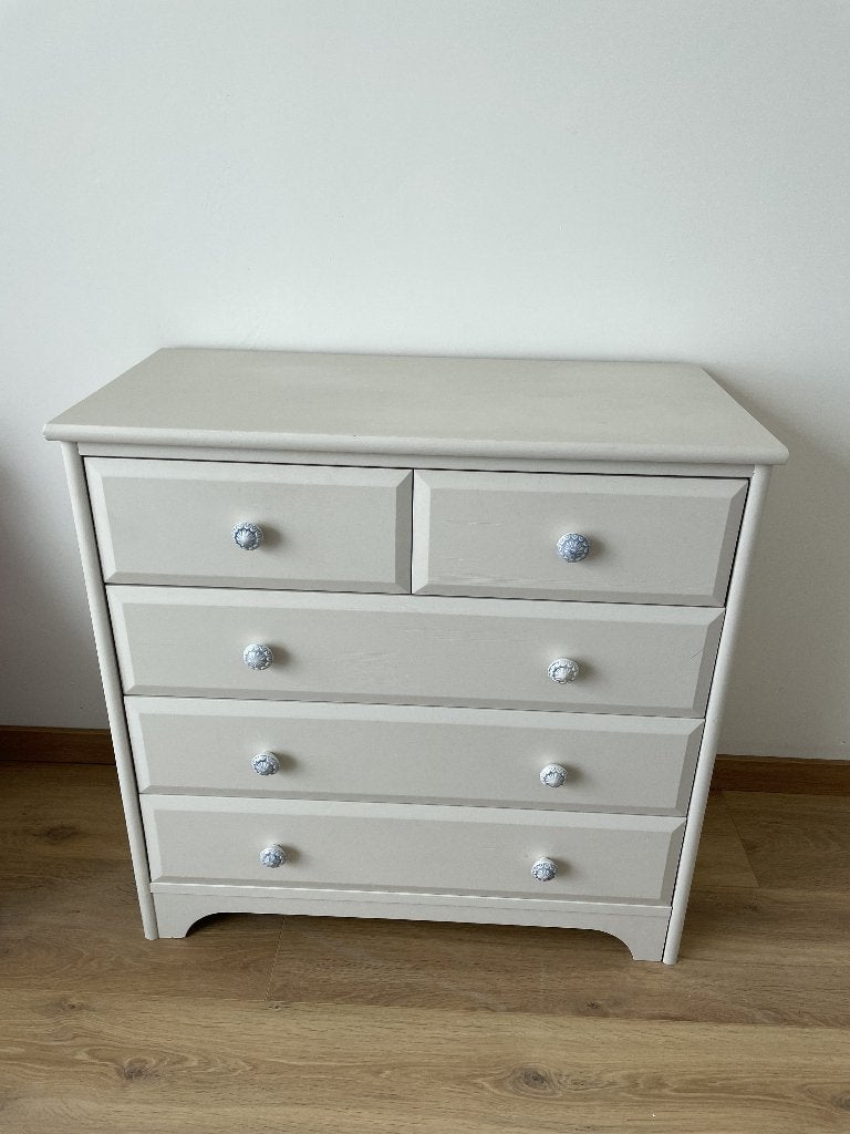 Ladekast lichtgrijs, Huis en Inrichting, Kasten | Ladekasten, Ophalen, Gebruikt, 5 laden of meer, Klassiek