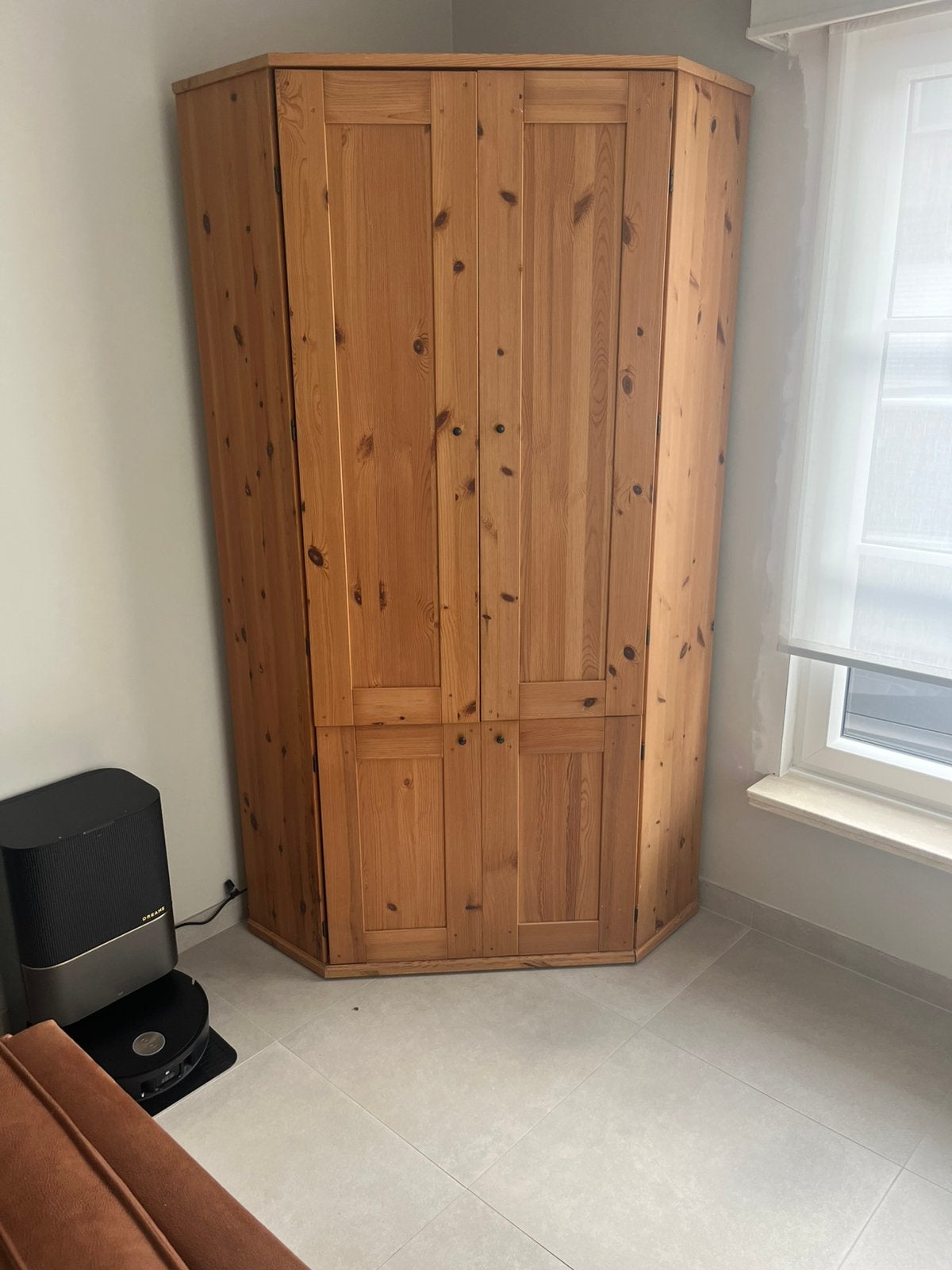 Hoekbureaukast, Ophalen, Gebruikt, Grenenhout, 40 tot 80 cm