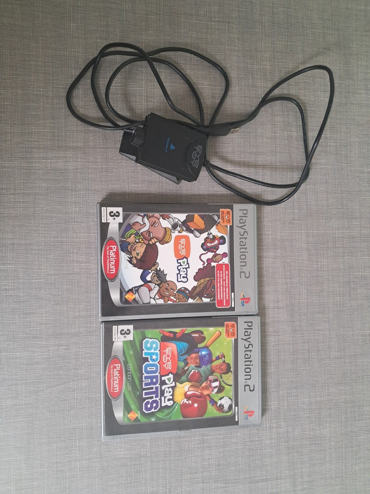 Eyetoy PS2 pakket, Games en Spelcomputers, Games | Sony PlayStation 2, Ophalen, Overige genres, Zo goed als nieuw, 3 spelers of meer
