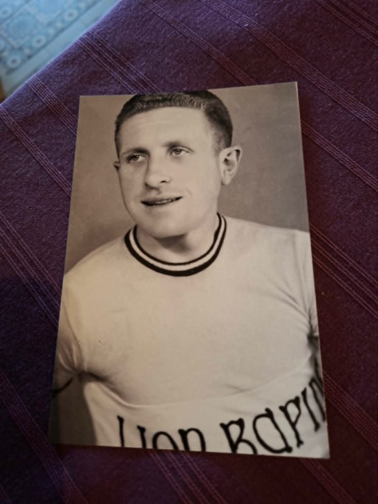 Foto (Repro) Lode Antheunis / Lion Rapide, Verzamelen, Sportartikelen en Voetbal, Ophalen of Verzenden, Zo goed als nieuw, Poster, Plaatje of Sticker