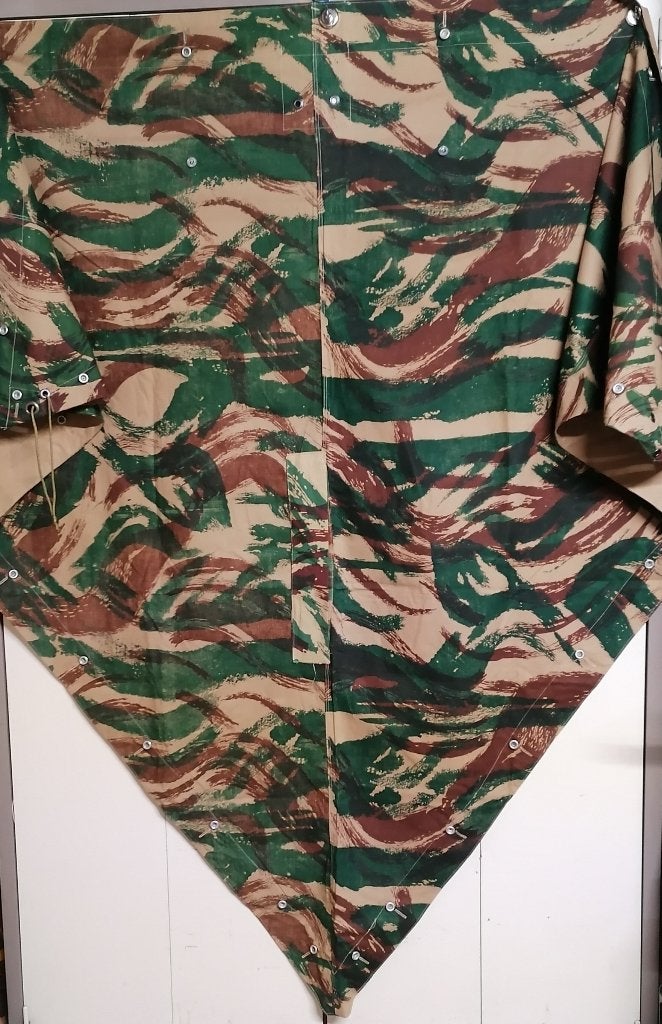 Toile tente militaire camouflée lézard M51 Indo Algerie, Envoi, Autres, Autres types