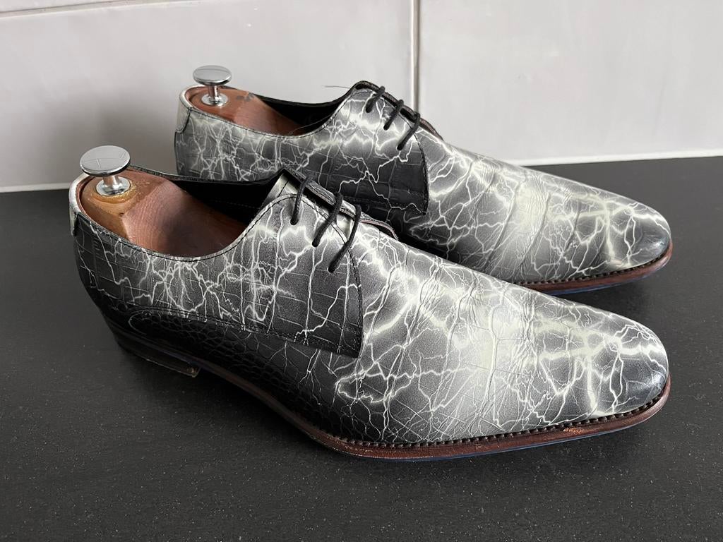 Floris van Bommel herenschoenen maat 7.5 / 41.5 H, Kleding | Heren, Schoenen, Overige kleuren, Floris van Bommel, Ophalen of Verzenden