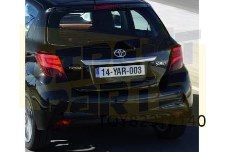 Toyota Yaris achterkleplijst (boven nummerplaat) (9/14-4/17), -, Nieuw, Ophalen of Verzenden, Toyota