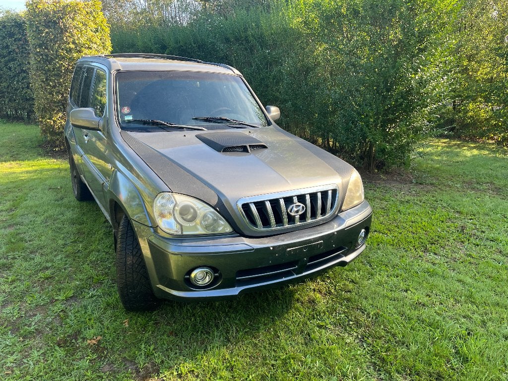 Hyundai Terracan 2.9 crdi, Autos, Cuir, Argent ou Gris, Achat, 2 places