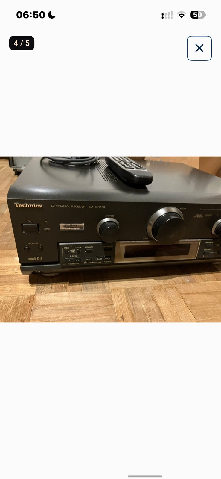 Technics SA-DX1050 class A versterker, Ophalen of Verzenden, Zo goed als nieuw