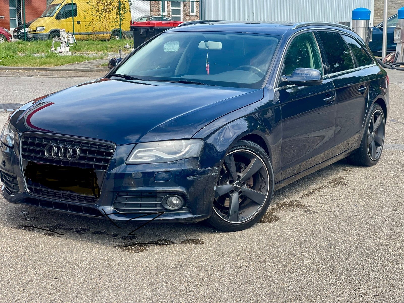 Audi A4 1.8 TURBO, Auto's, Audi, Euro 5, Zwart, 1799 cc, Blauw