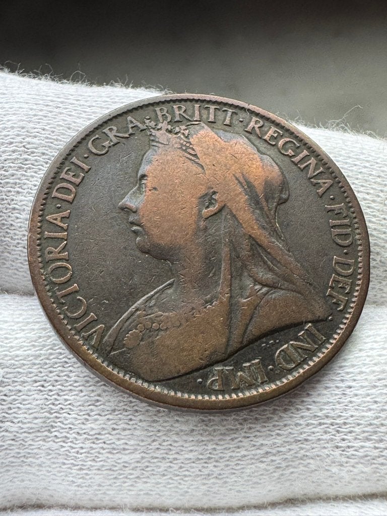 Verenigd Koninkrijk - 1 penny 1897 (Victoria), Ophalen of Verzenden, Overige landen, Losse munt