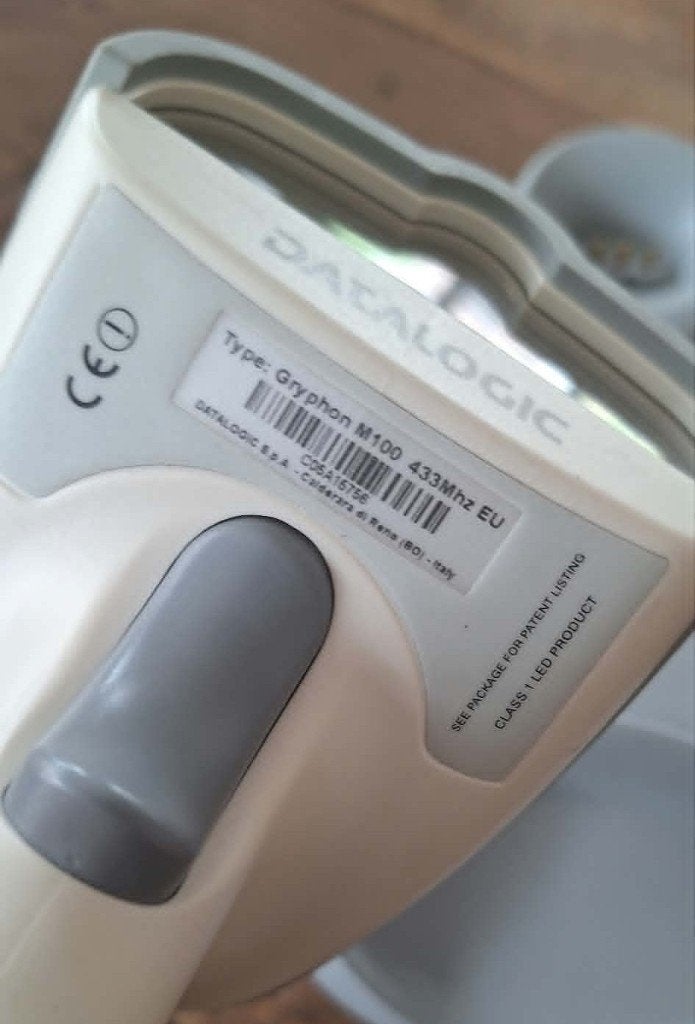 Datalogic Gryphon M100 draadloze handscanner, Computers en Software, Ophalen, Gebruikt, Barcodescanner, Datalogic Gryphon M100