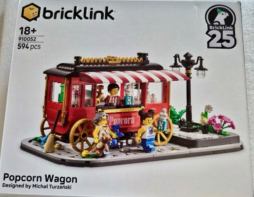 Lego Bricklink 910052 Popcorn Wagon, Lego, Nieuw, Ophalen of Verzenden, Complete set