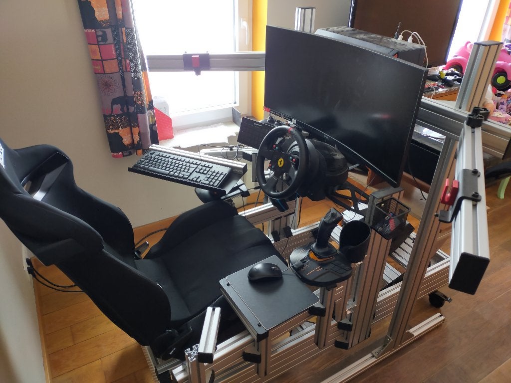 Châssis Simracing en profilés alu, Computers en Software, Ophalen, Zo goed als nieuw