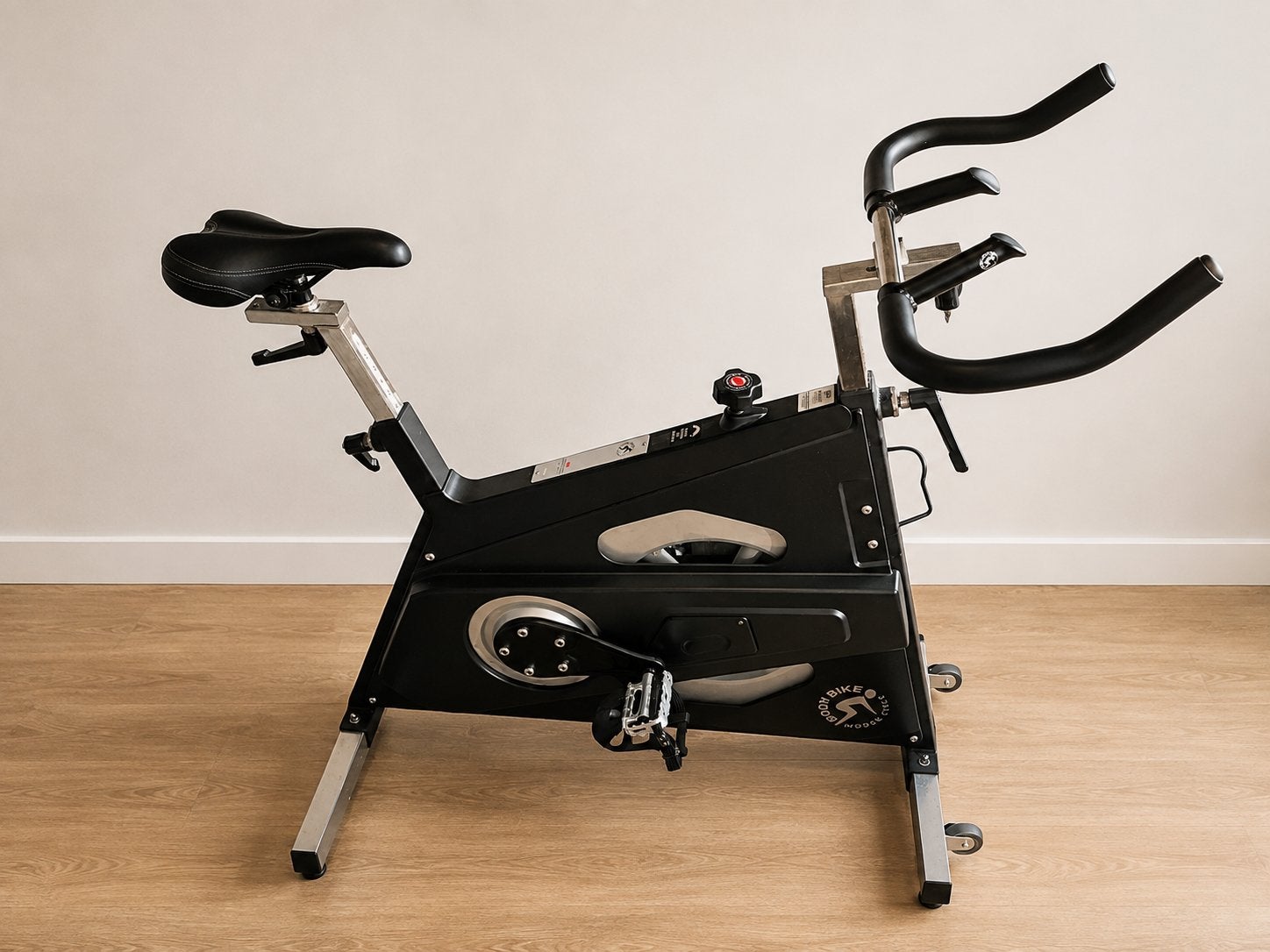 Vélo spinning My Body Bike - premium - noir, Enlèvement, Comme neuf, Vélo de spinning