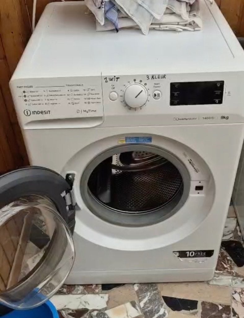 Indesit Wachmachine, Electroménager, 1200 à 1600 tours, 6 à 8 kg, Comme neuf, Chargeur frontal