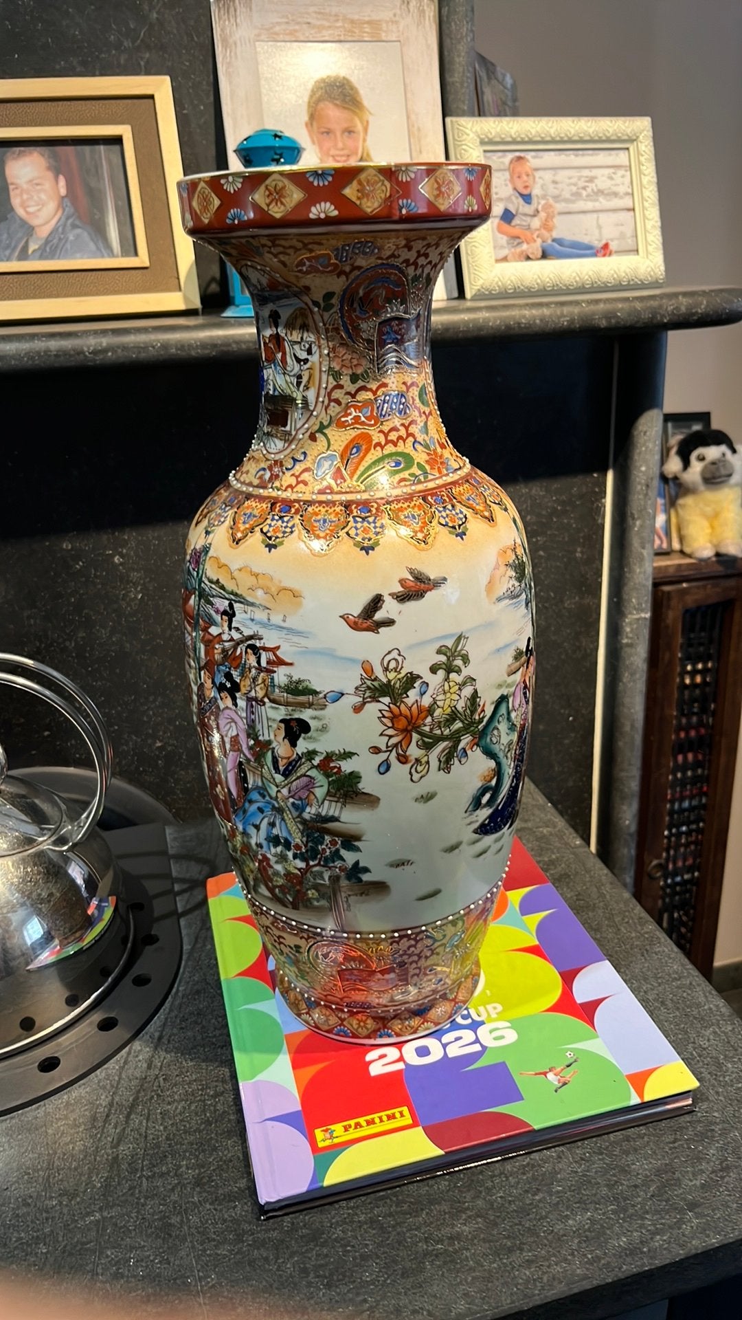 Handgeschilderde Authentieke Chinese Vaas (met Trademark), Antiek en Kunst, Antiek | Vazen, Ophalen of Verzenden