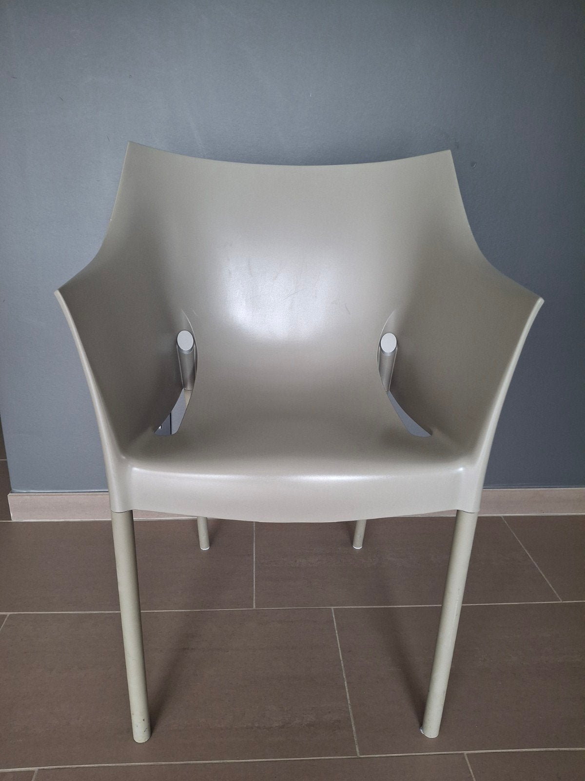 DESIGN Armchair Dr. No by Starck for Kartell, Maison & Meubles, Chaises, Enlèvement, Utilisé, Gris, Synthétique