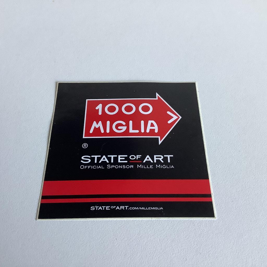 Mille Miglia State of Art sticker, Verzamelen, Stickers, Ophalen of Verzenden, Nieuw, Merk