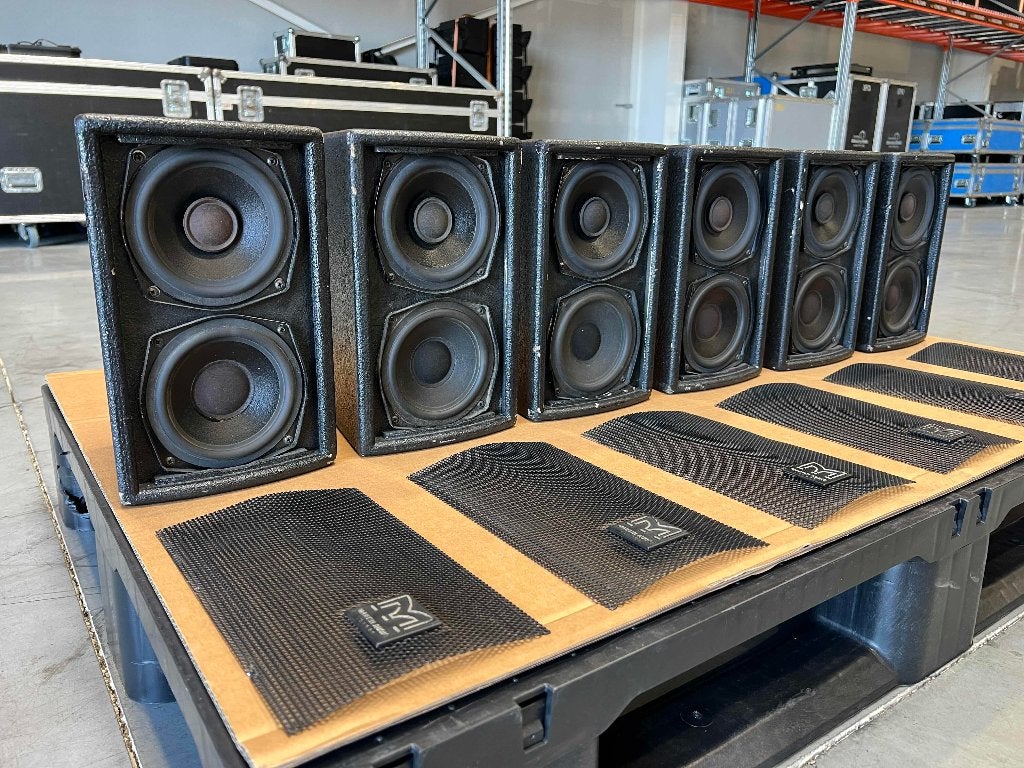 6x Martin Audio WT15 2x5" Wavefront speakers, Audio, Tv en Foto, Luidsprekerboxen, Ophalen of Verzenden, Gebruikt