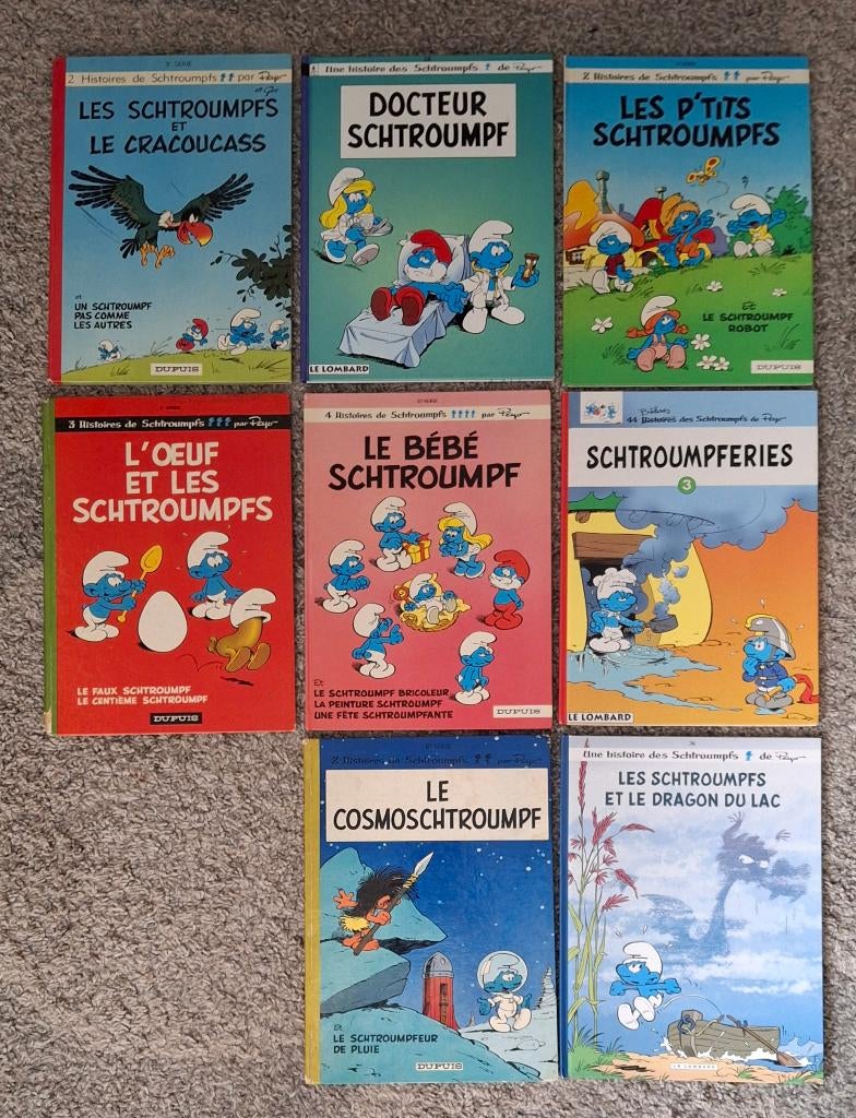 COLLECTION BD PEYO les schtroumpfs, Livres, Plusieurs BD, Enlèvement ou Envoi, Utilisé, Peyo