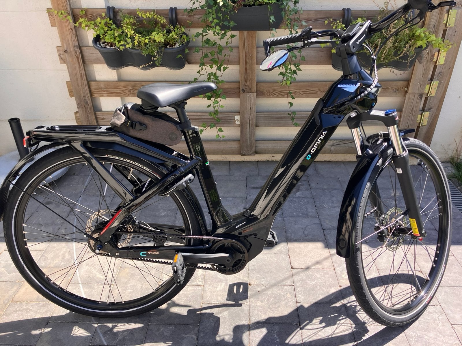 Bianchi e- omnia damesfiets , E-bike, Fietsen en Brommers, Ophalen, Zo goed als nieuw, 50 km per accu of meer, Overige merken
