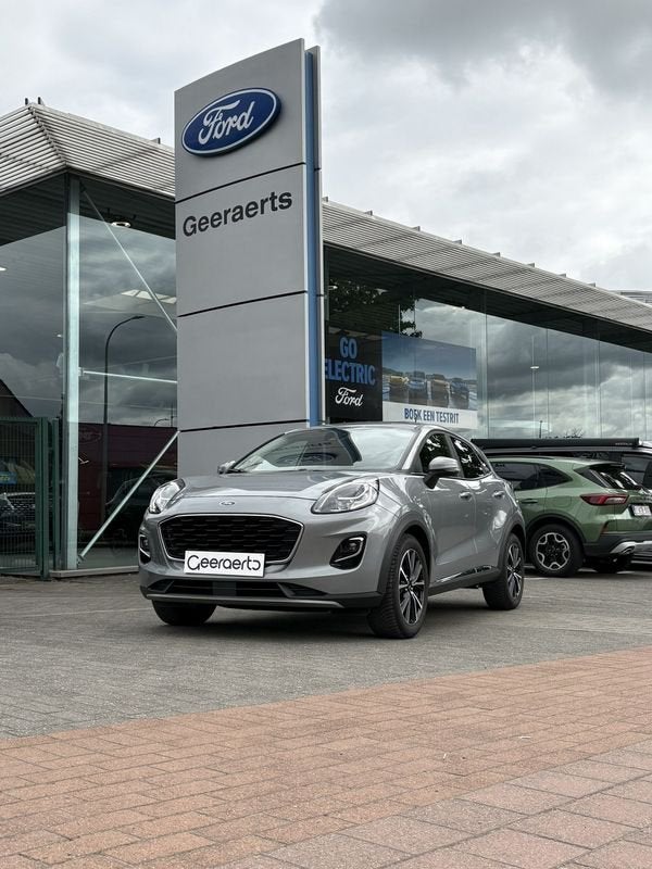 Ford Puma Ecoboost mHEV Titanium AUT, Stof, Zwart, Bedrijf, 5 zetels