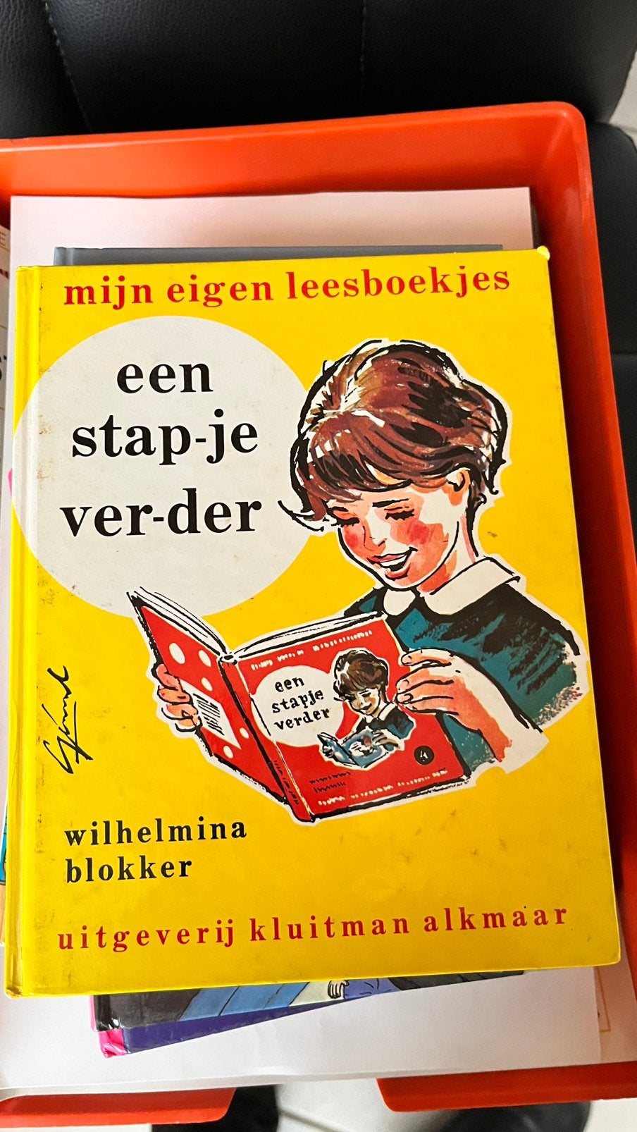 Een stap-je ver-der W. Blokker Mijn eigen leesboekjes,deel 4, Livres, Humour, Enlèvement, Utilisé