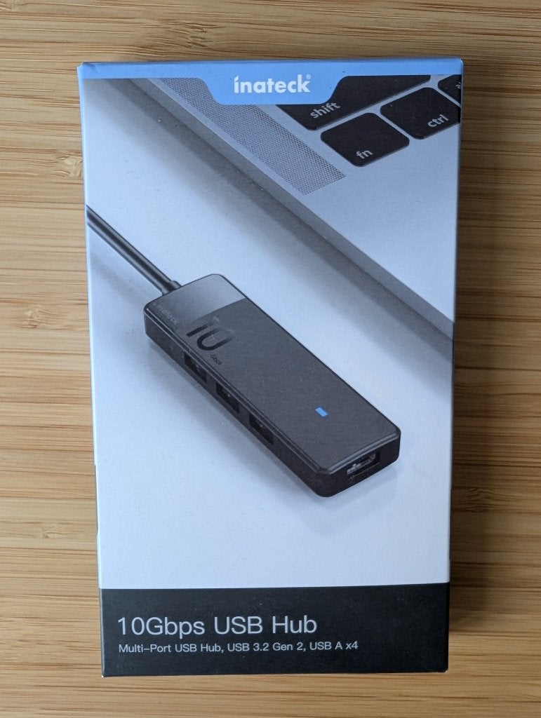 Inateck USB Hub - 4x 10Gbps USB 3.2 Gen 2, Informatique & Logiciels, Enlèvement ou Envoi, Inateck, Comme neuf, Hub USB