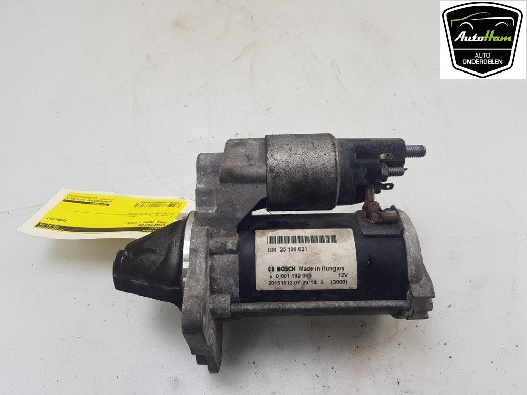 STARTMOTOR Opel Adam (01-2012/12-2019), Robert Bosch AG, Gebruikt, Opel, Robert-Bosch-Allee 1
74232  Abstatt, DE