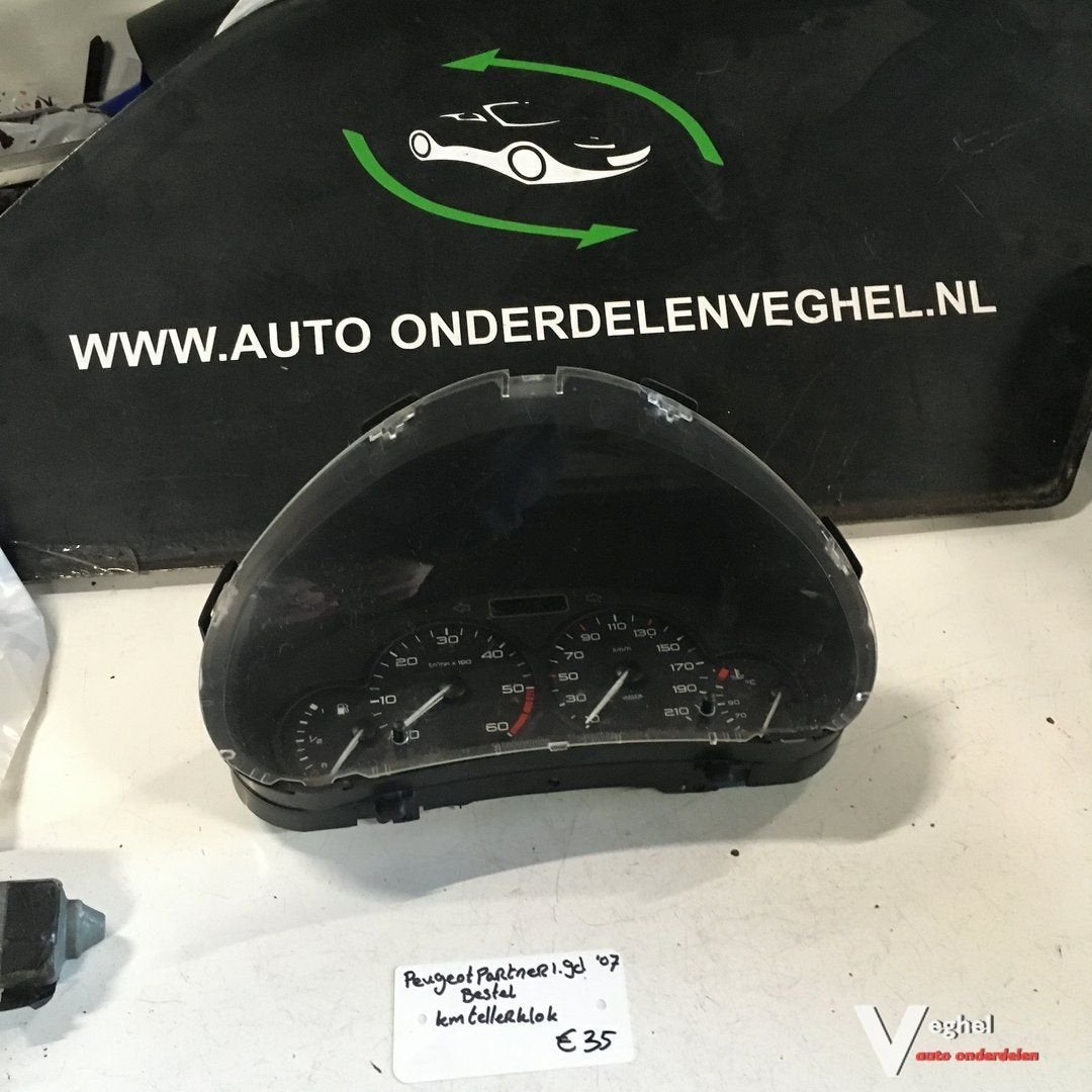 Peugeot Partner Bestel  1.9 D 2007 Km Tellerklok, -, Utilisé, -, -