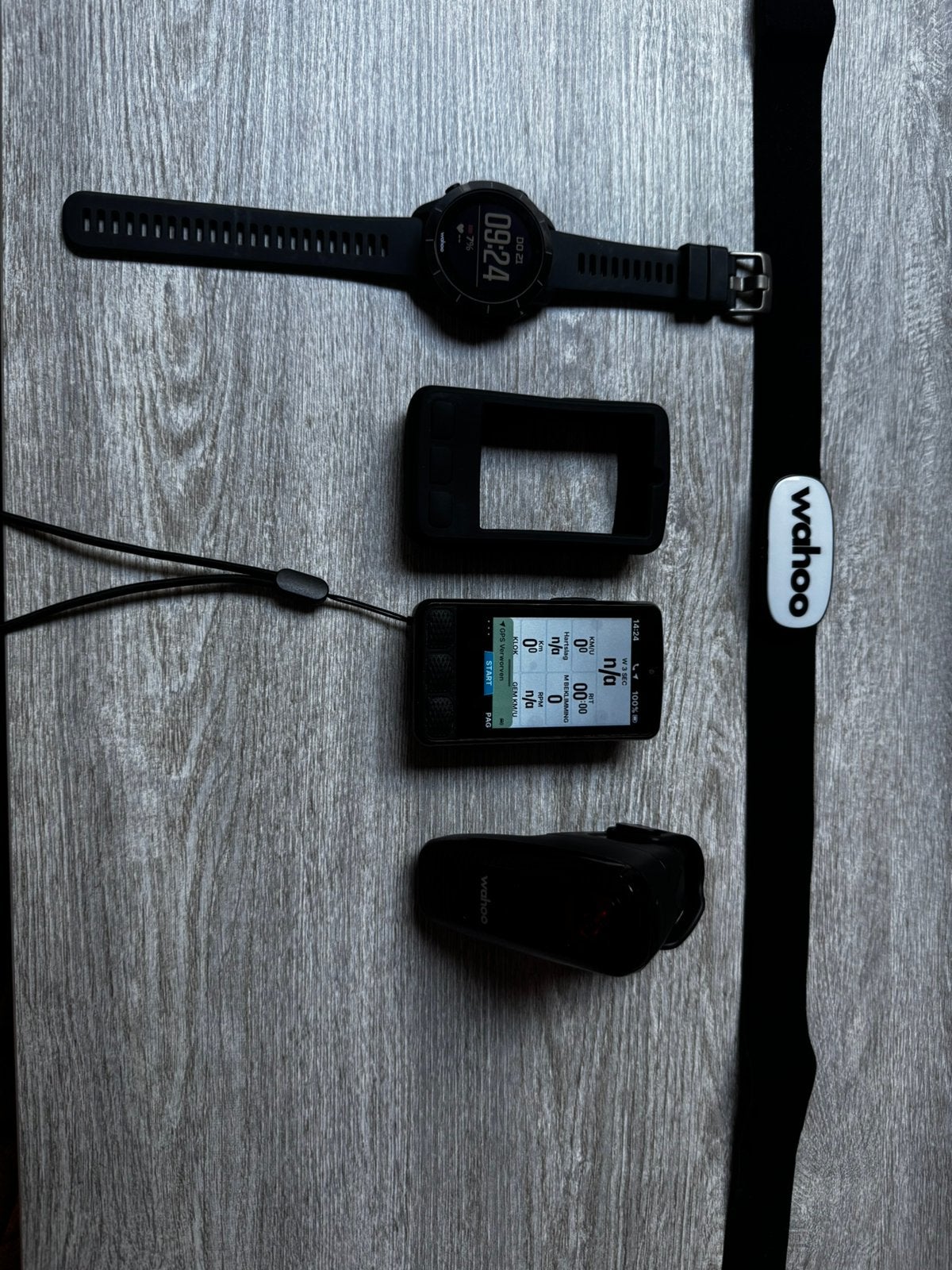Wahoo totaalpakket, Fietsen en Brommers, Ophalen of Verzenden, GPS, Zo goed als nieuw