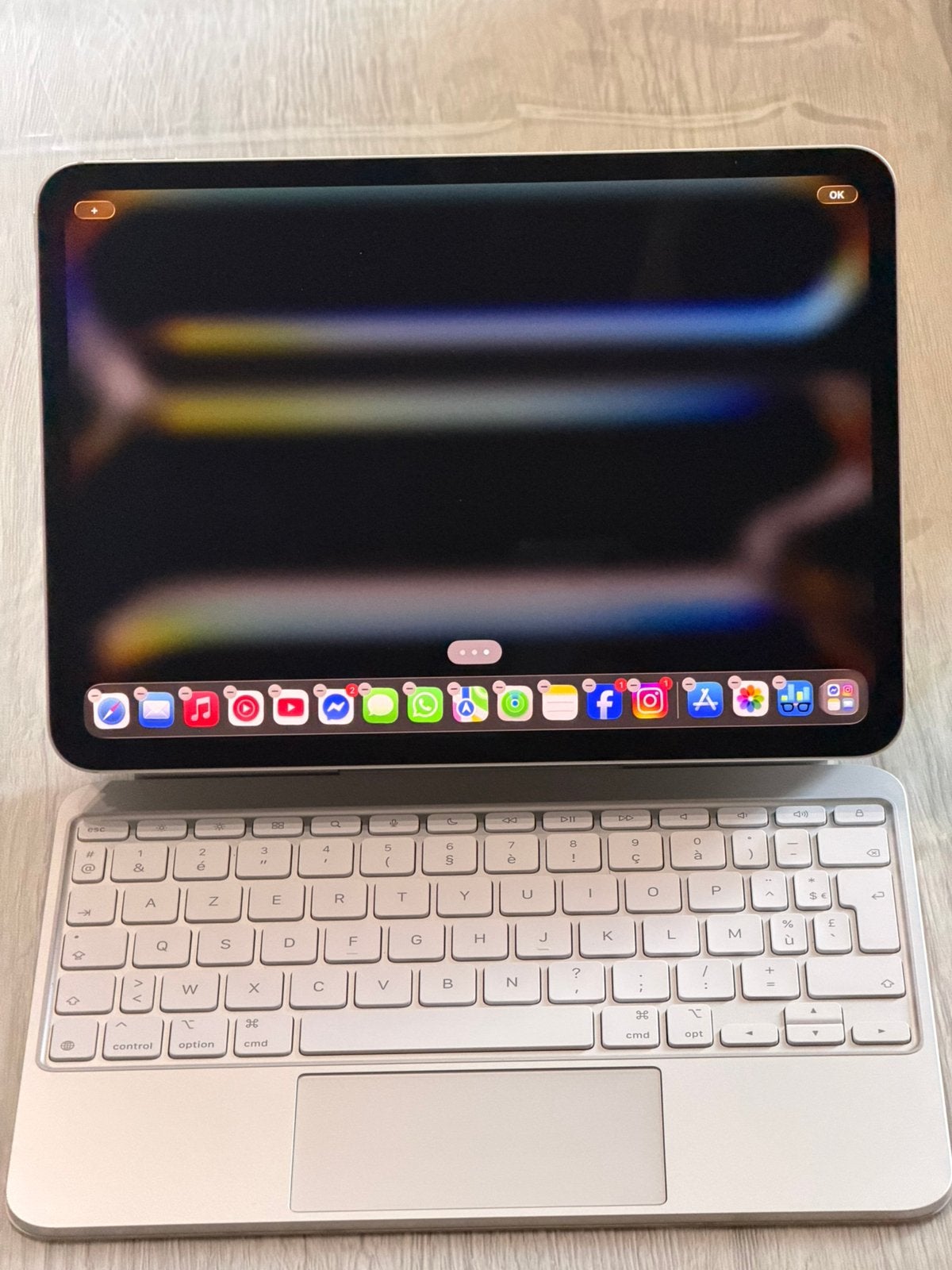 iPad Pro 11" M4 argent + Magic Keyboard + Smart Folio Apple, Informatique & Logiciels, Apple Macbooks, Comme neuf, 11 pouces, Enlèvement