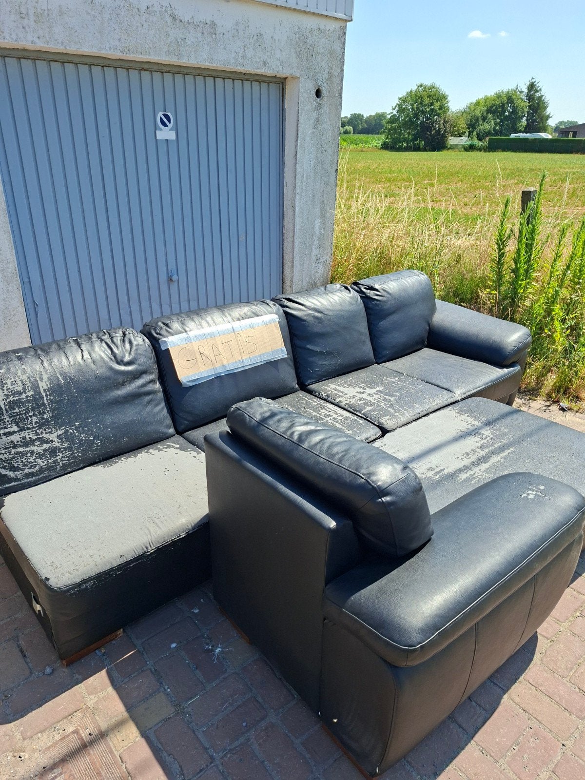 Gratis zetel, Tuin en Terras, Tuinsets en Loungesets, Ophalen