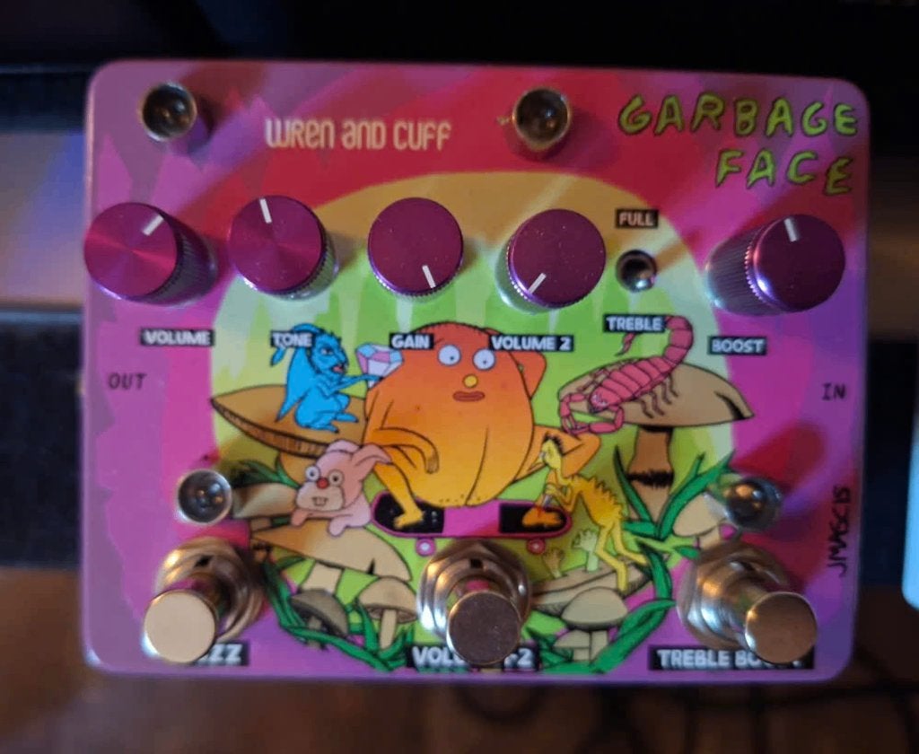Wren and Cuff Garbage Face J Mascis fuzz, Ophalen of Verzenden, Zo goed als nieuw, Distortion, Overdrive of Fuzz