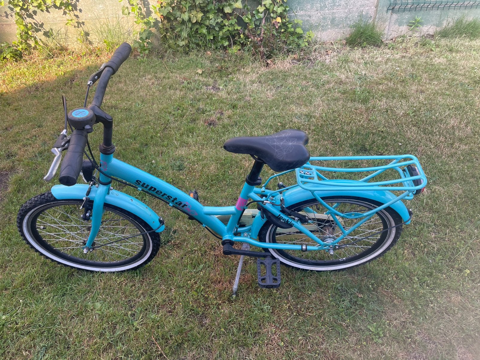 Meisjesfiets 20’’ superstar, Fietsen en Brommers, Ophalen, Gebruikt, Handrem, Schijfrem
