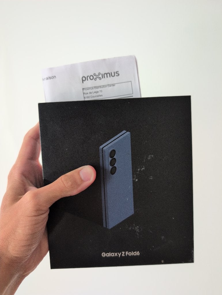Samsung Galaxy Z Fold6 256GB, 100% batt., Télécoms, Téléphonie mobile | Samsung, 10 mégapixels ou plus, Comme neuf, Enlèvement