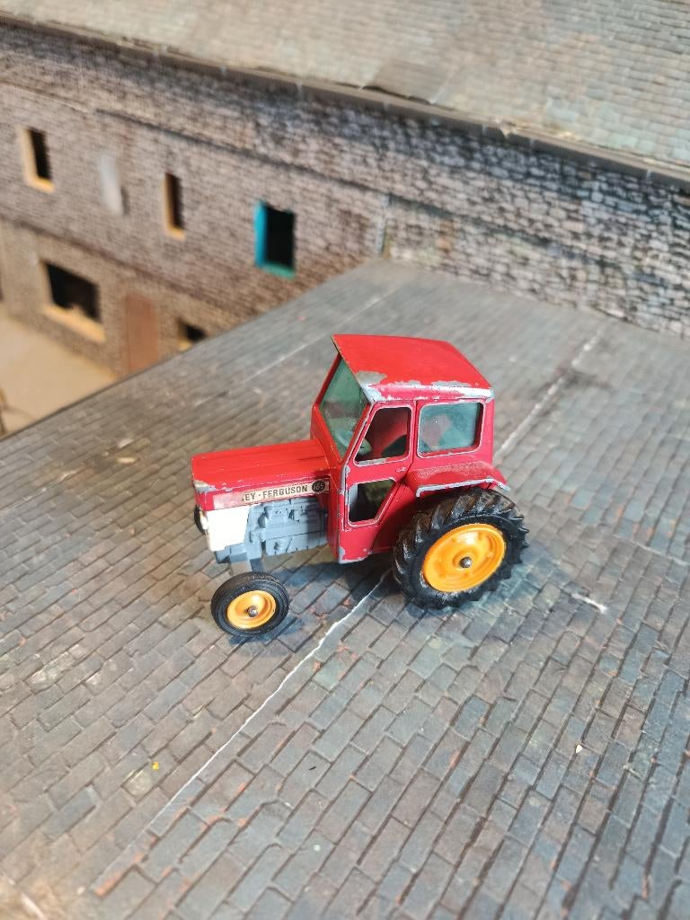 Massey-Ferguson 165 Matchbox King Size uit 1967, Hobby en Vrije tijd, Modelauto's | 1:43, Gebruikt, Tractor of Landbouw, Matchbox