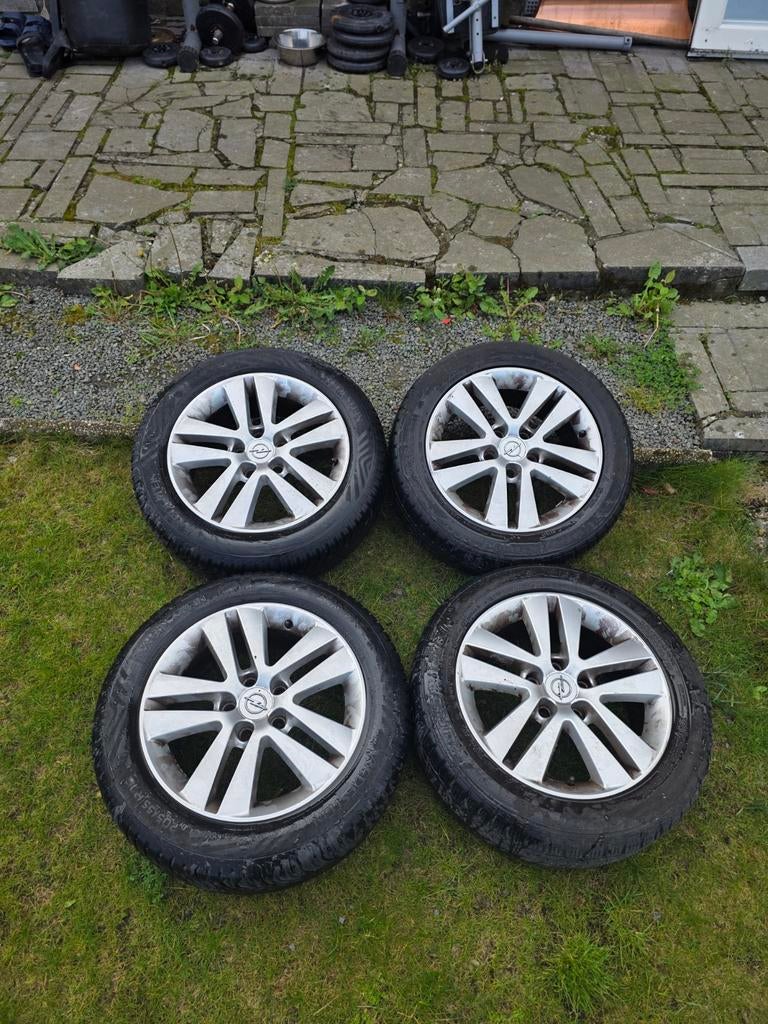 Velgen 5x110 + winterbanden te koop, Auto-onderdelen, Banden en Velgen, Ophalen, Band(en)