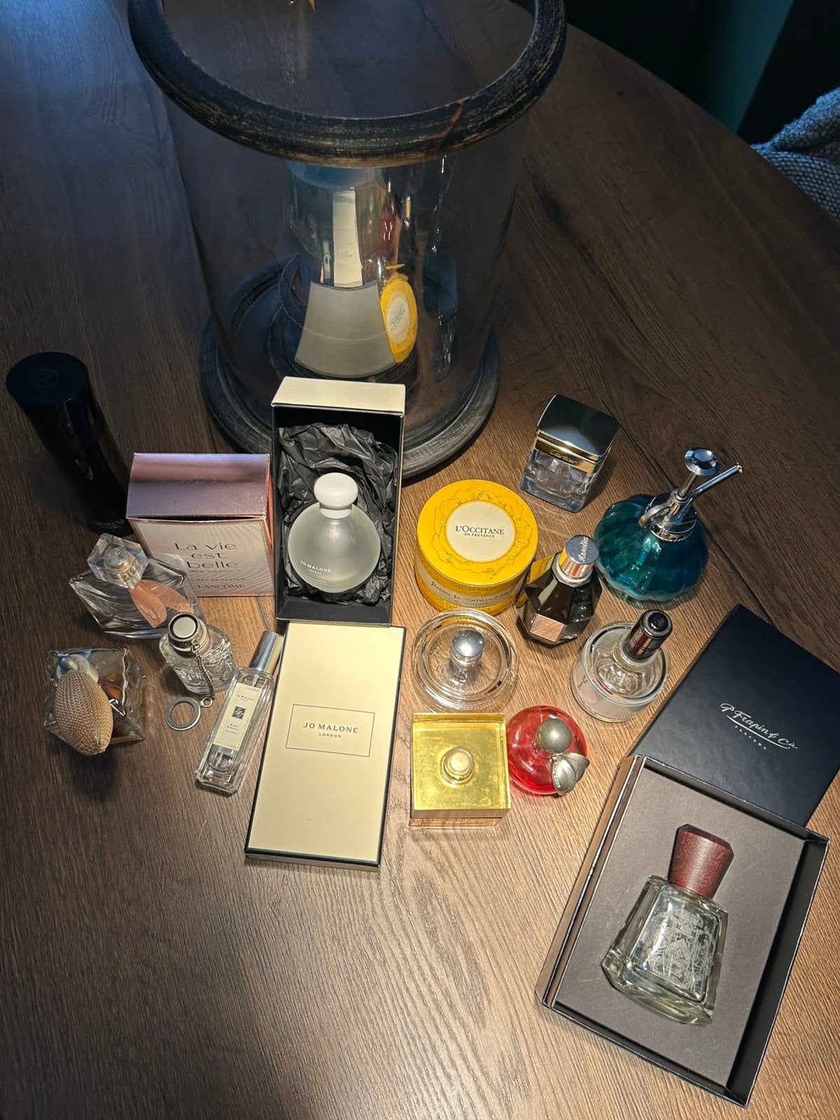 Ensemble de bouteilles de parfum vides, Enlèvement ou Envoi, Utilisé