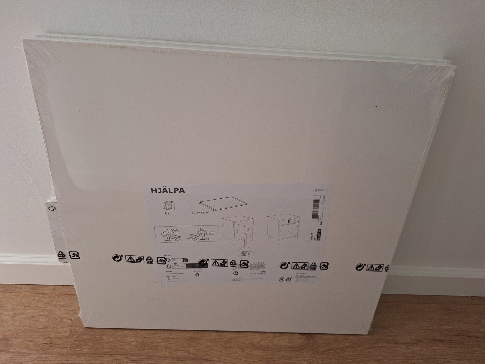 HJÄLPA planken, wit 60x55 (ongeopend!), Ophalen, Nieuw