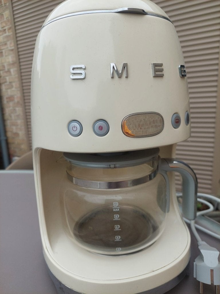 SMEG koffiezetapparaat, Ophalen, Zo goed als nieuw, Koffiemachine, Gemalen koffie