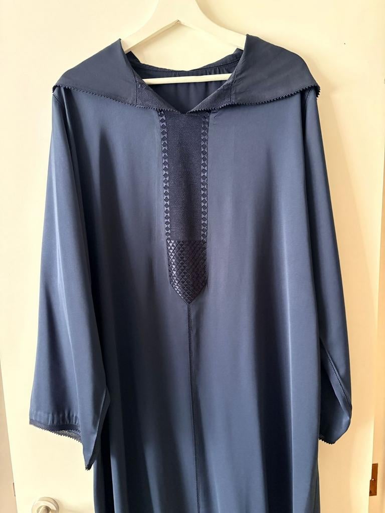 Jellaba randa bleu marine t 44 46, Enlèvement, Bleu