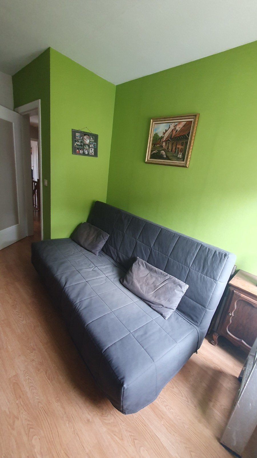 Zetelbed, Ikea, twijfelaar 1m40 op 2m, Ophalen, Twijfelaar