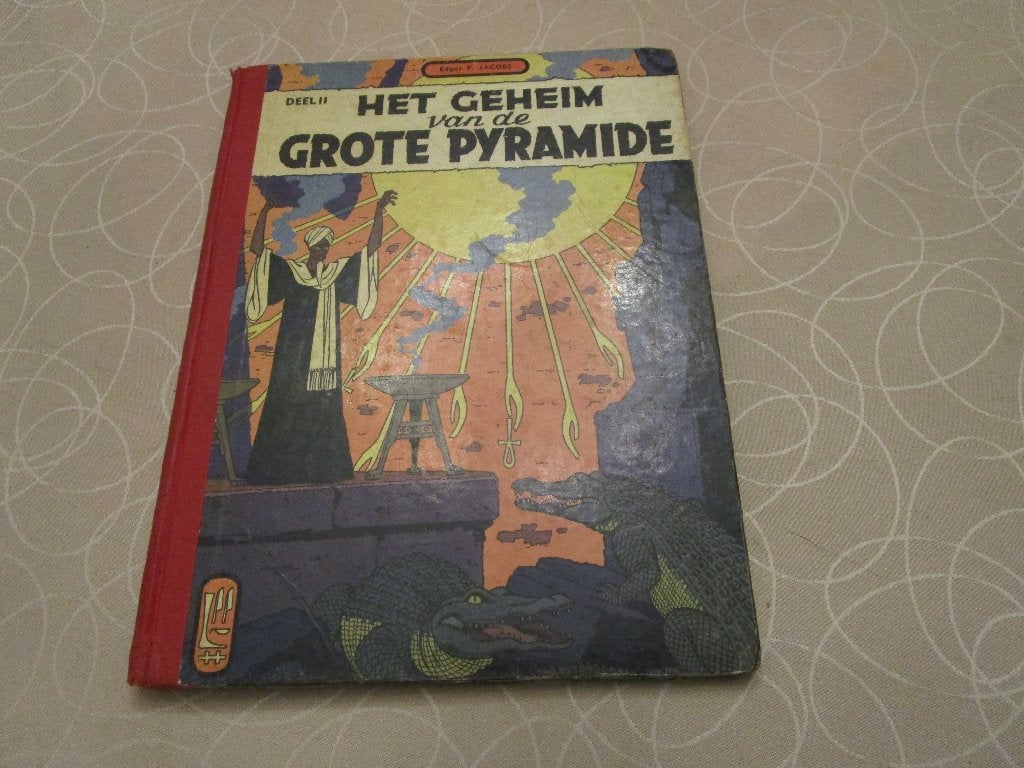 TOPPER - Geheim grote pyramide deel 2 - 1955 - 1e druk, Gelezen, Eén stripboek, Ophalen of Verzenden, E.P. Jacobs