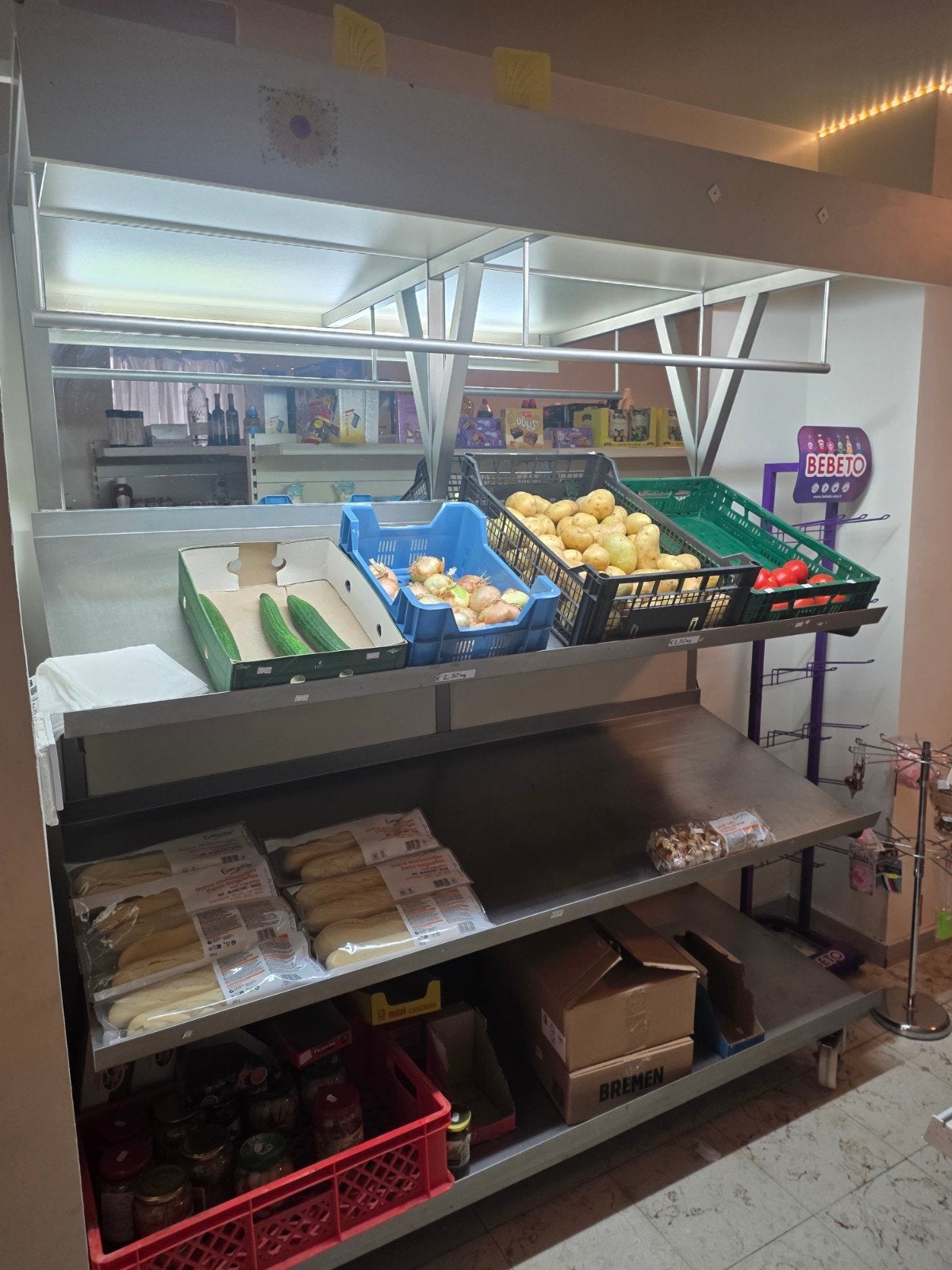 RVS Groentetrolley met verliching, Articles professionnels, Enlèvement