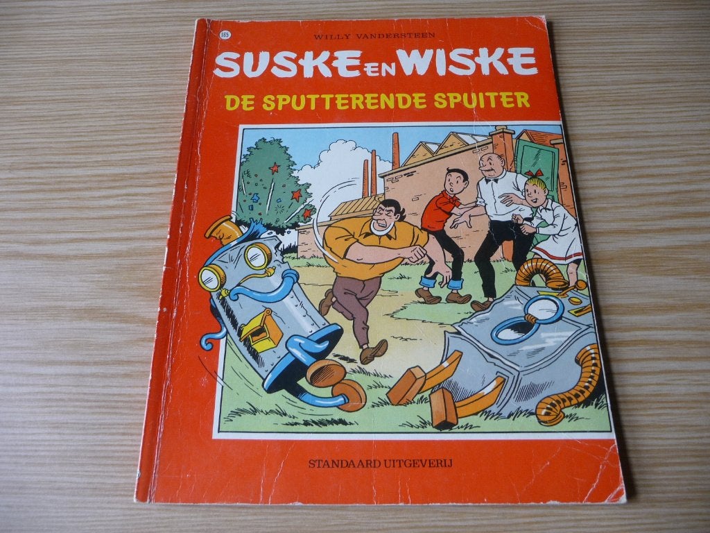 Suske & Wiske 165. De sputterende spuiter EERSTE DRUK €4, Willy Vandersteen, Eén stripboek, Ophalen of Verzenden, Zo goed als nieuw