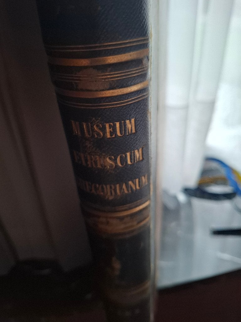 2 oude boeken Museum Etruscum Gregorianum pars I en II, Ophalen