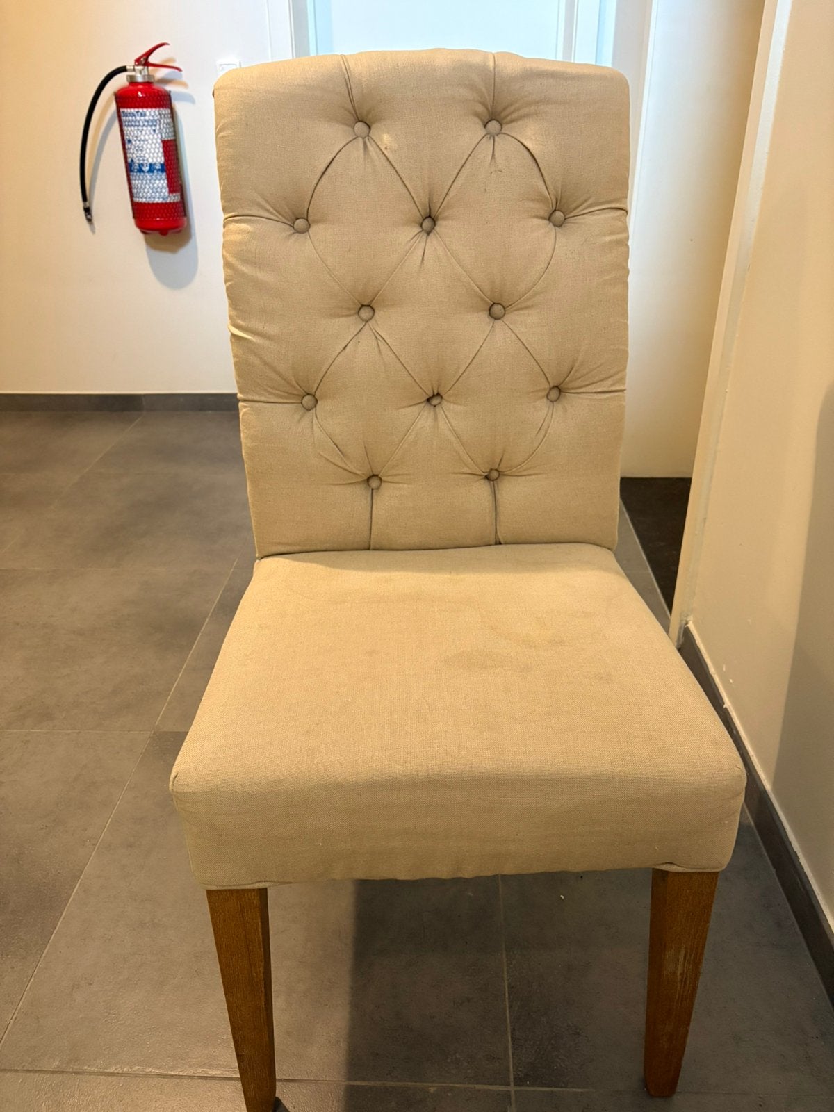 Eettafel stoelen (6 stuks), Maison & Meubles, Chaises, Autres couleurs, Enlèvement, Tissus, Cinq, Six Chaises ou plus